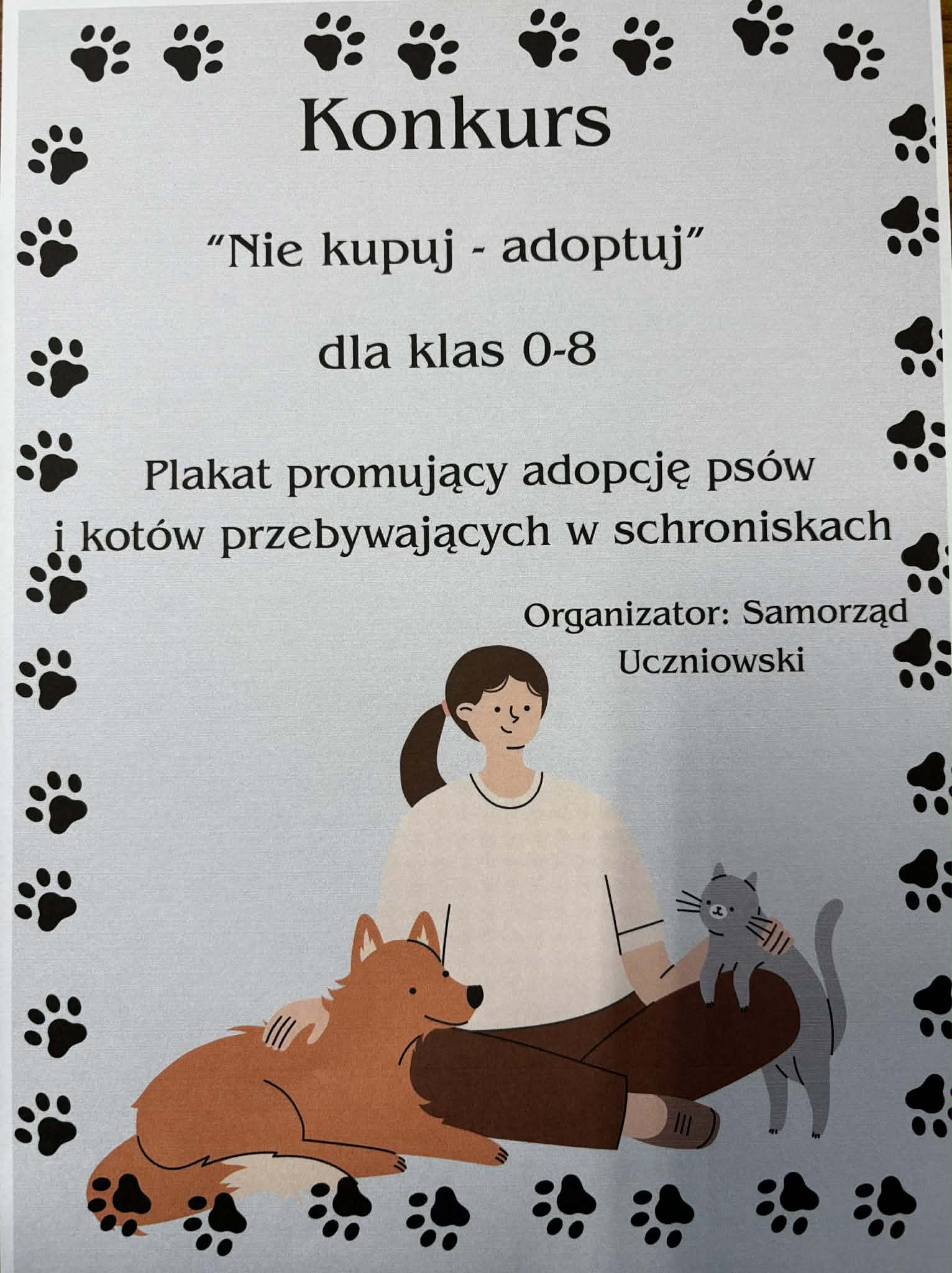KONKURS ,, NIE KUPUJ - ADOPTUJ ''